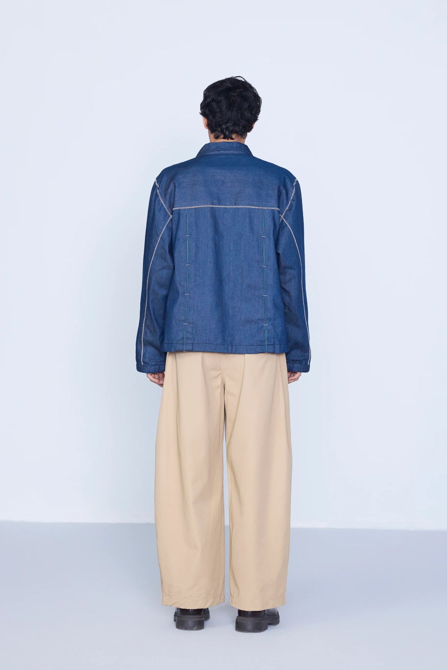 Denim Polo Shirt