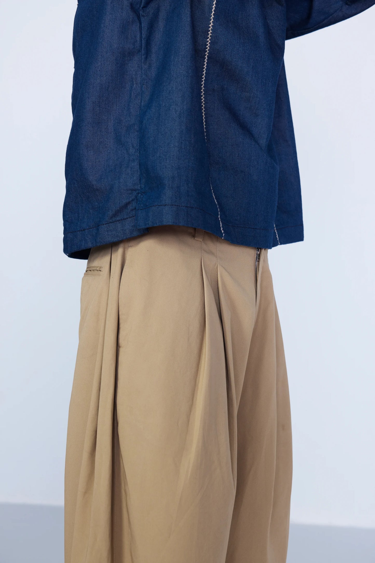 Denim Polo Shirt