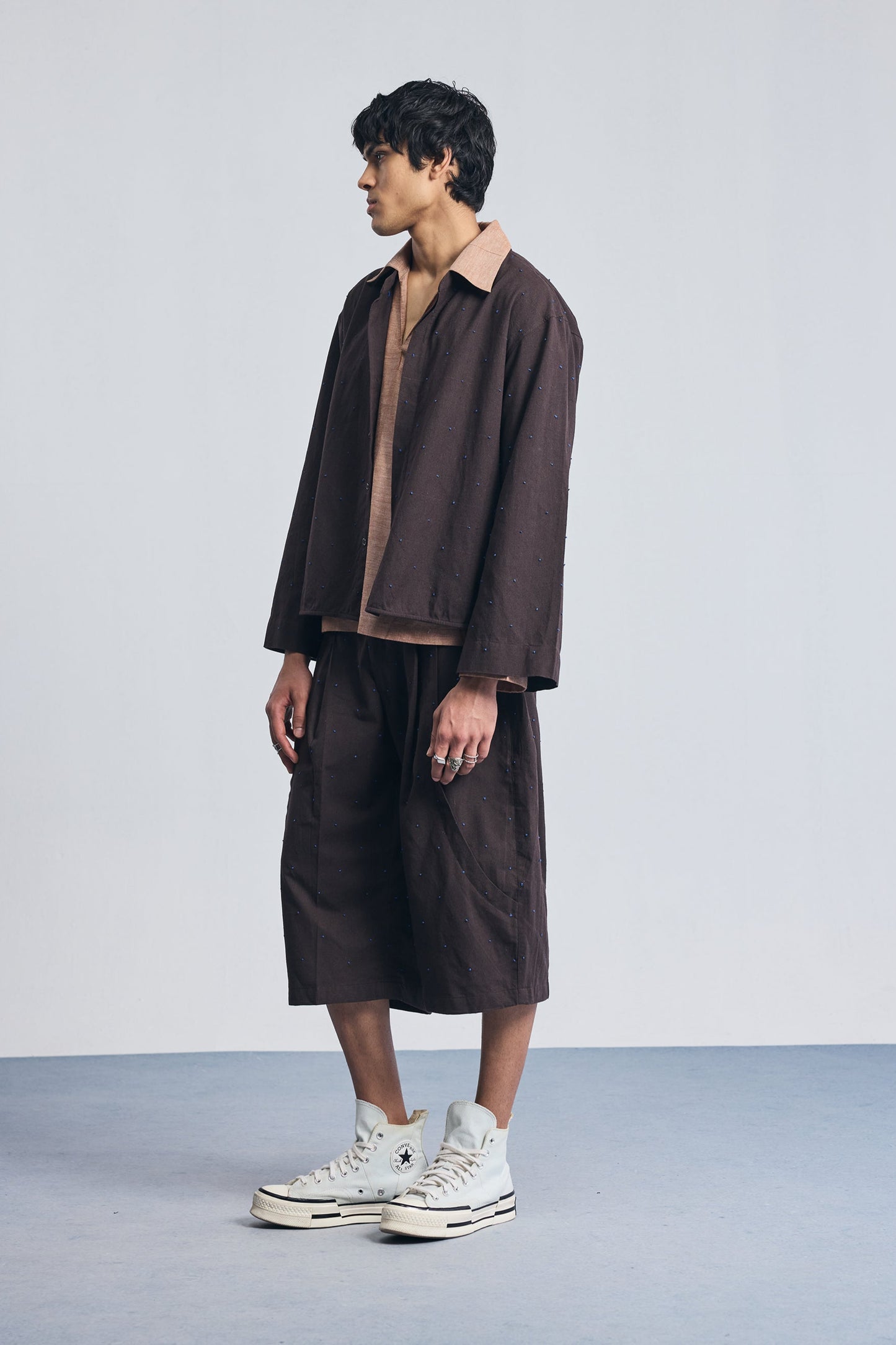 Knots Shirt – Brown Noise