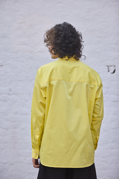 Asymmetrical Collar Shirt