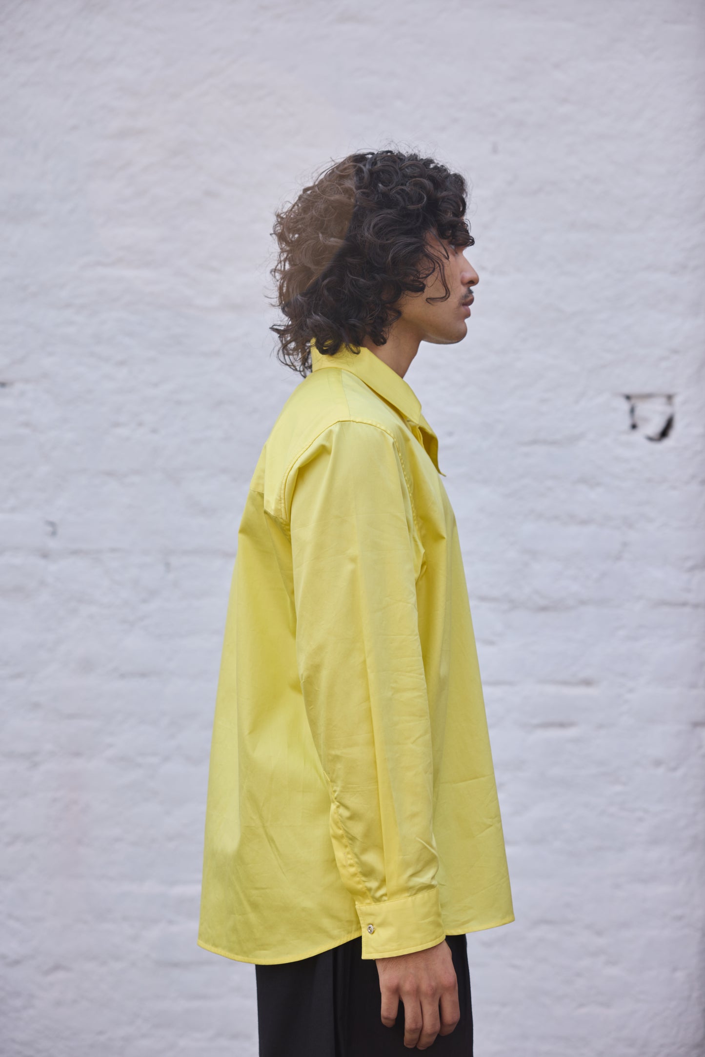 Asymmetrical Collar Shirt