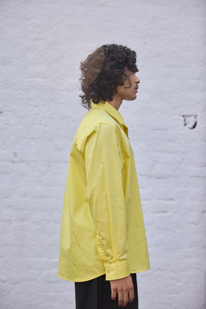 Asymmetrical Collar Shirt