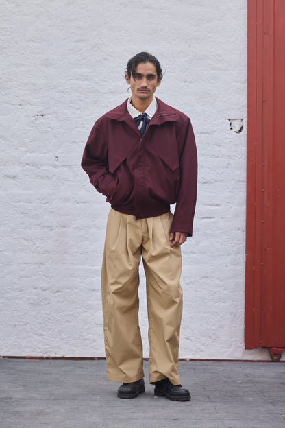 Blood ox wool jacket