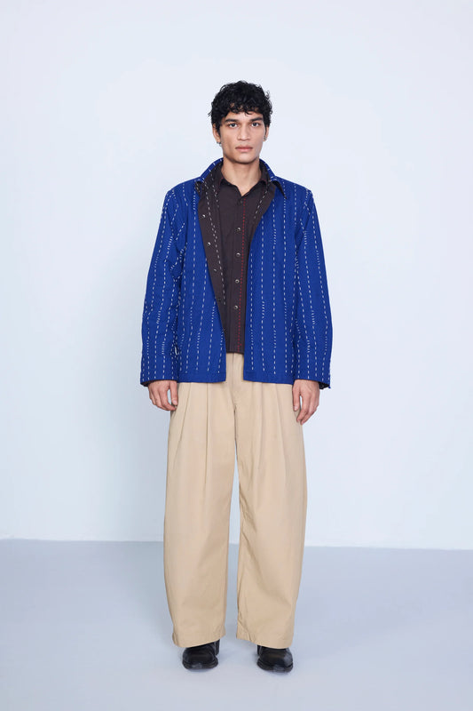 Reversible Handloom Kantha Shackleton