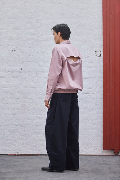 Window ribbed shirt