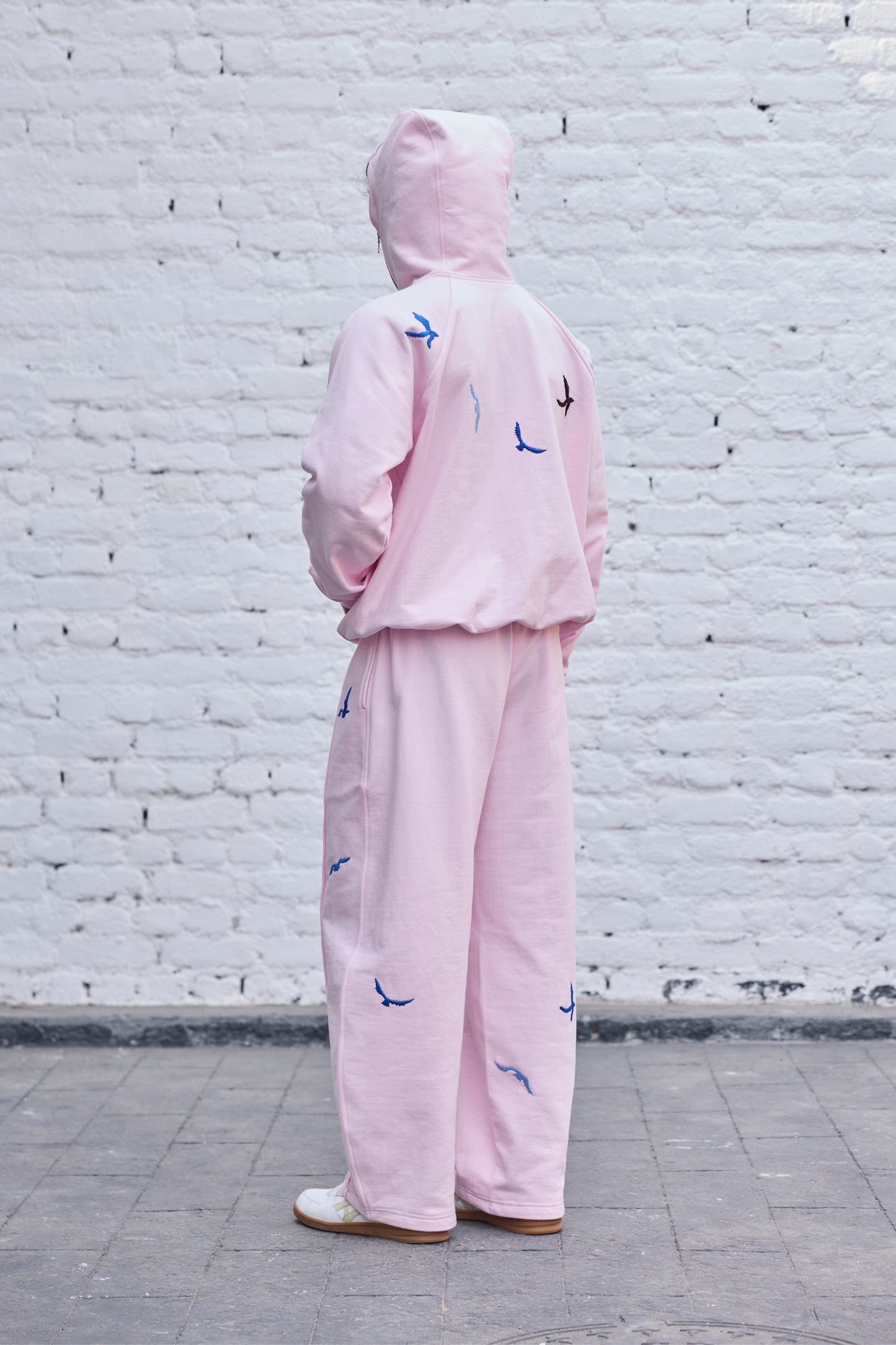 Baby-pink Fly Hoodie