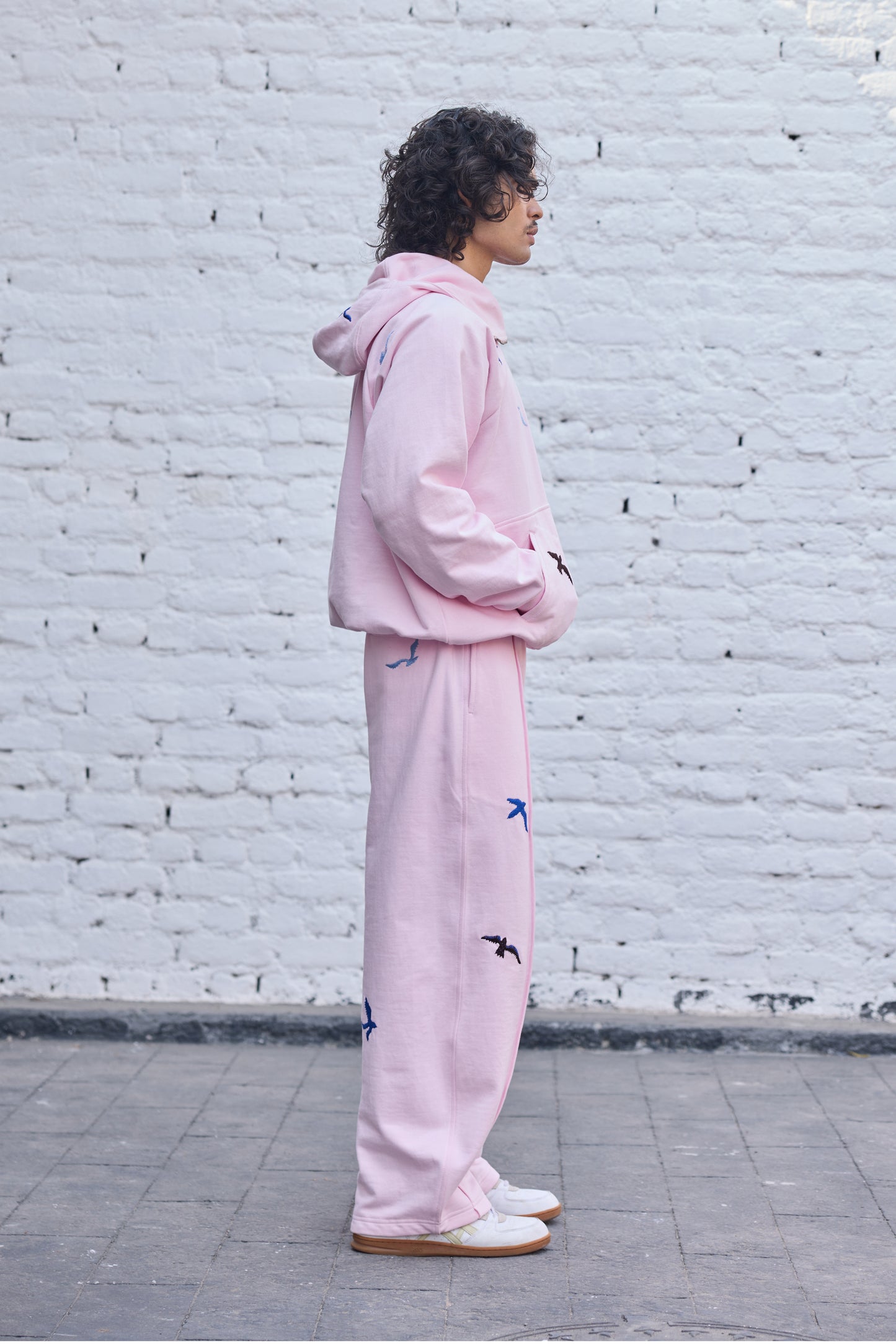 Baby-pink Fly Hoodie