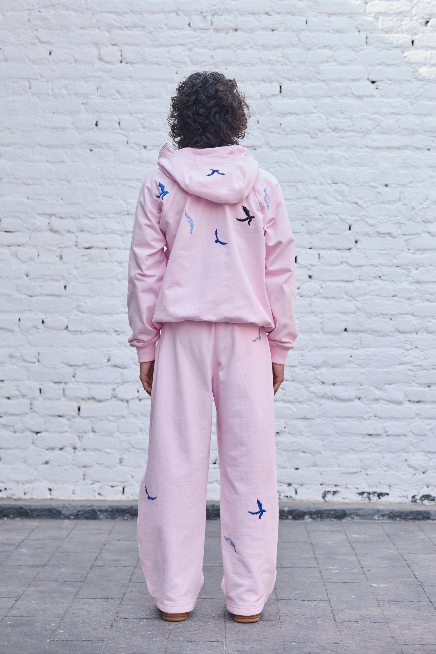 Baby-pink Fly Hoodie