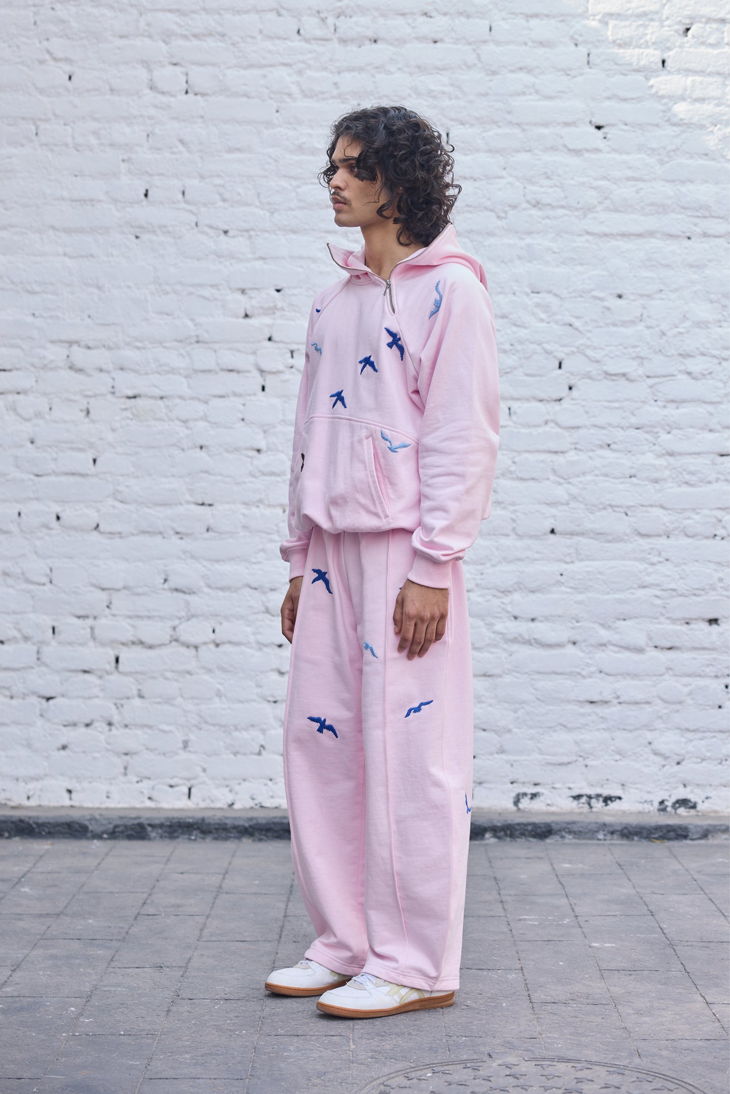 Baby-pink Fly Hoodie