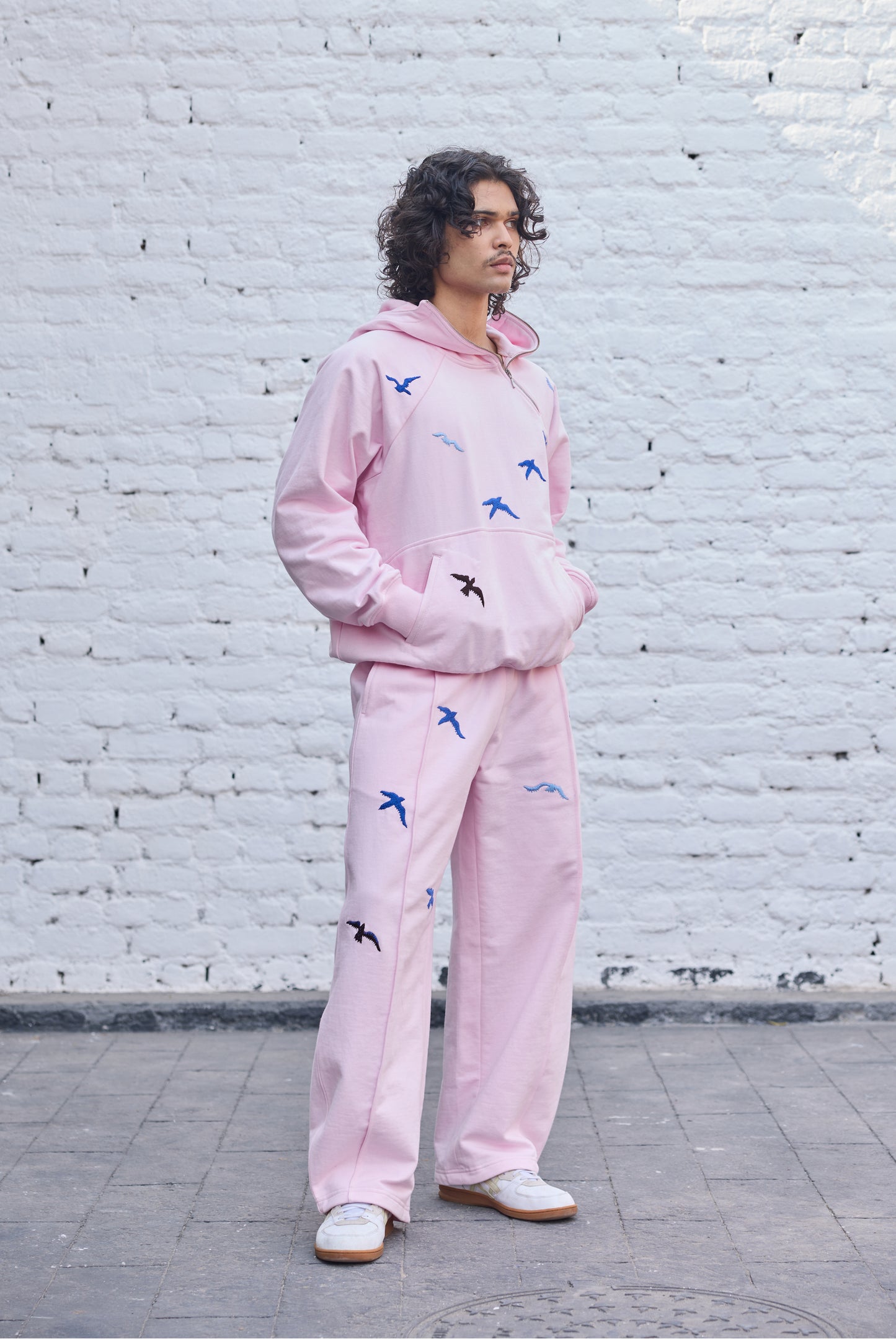 Baby-pink Fly Hoodie