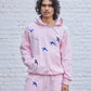 Baby-pink Fly Hoodie
